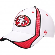 Men's San Francisco 49ers '47 White Clu MVP Adjustable Hat 2827076